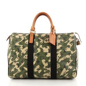 Louis Vuitton Camouflage Duffel Bag